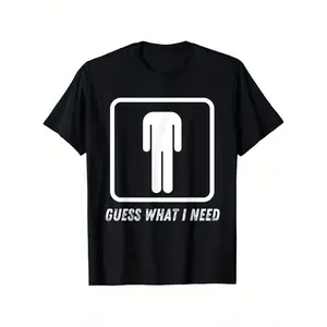 Allseason Apparel Men'S "Guess What I Need" Headless for Man Graphic T-Shirt - 100%