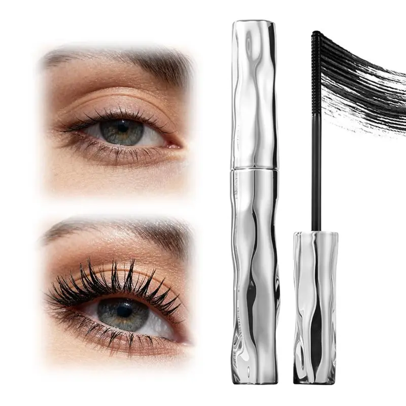 Tubular Lash Primer & Tube Mascara Set - Smudge-Resistant, Sweat-Resistant Volume Curl Mascara, Waterproof, Easy-Remove, Threaded Curl Lift, Buildable Length for Bold Looks, Any Weather Condition, Lash Enhancement