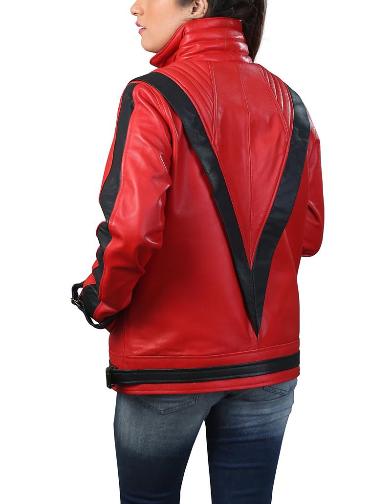 Fanzilla Jackets - Handmade Thriller Inspired MJ's Cosplay- Costume Leather Jacket Halloween Fashion
