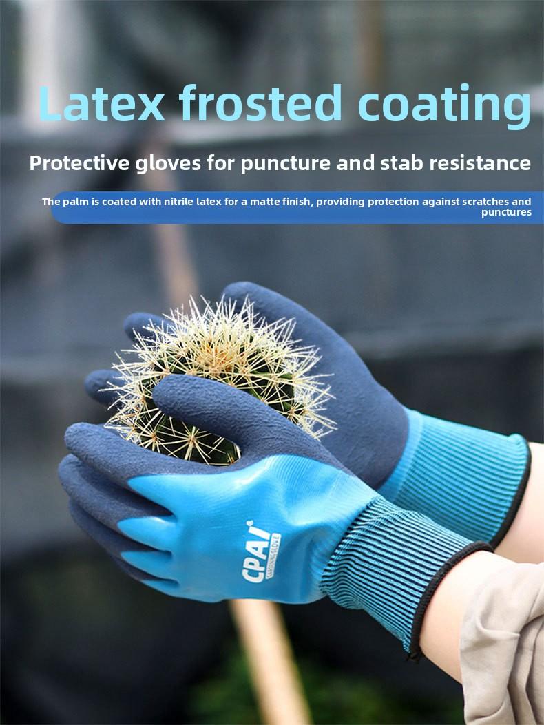 Gardening Gloves Anti-Prick Anti-Puncture Waterproof for Beachcombing, Planting Roses, Weeding, Florists, and Gardeners