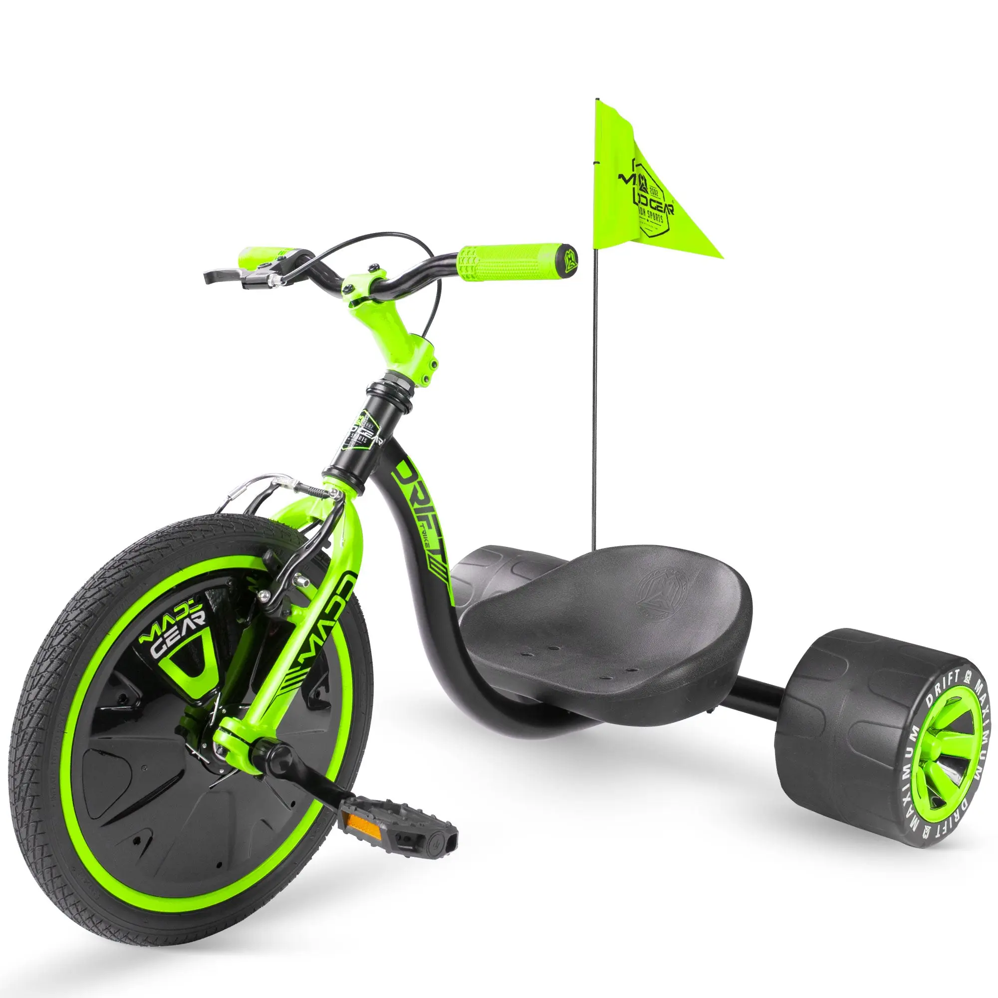 Madd Gear Drift Trike - Black / Green