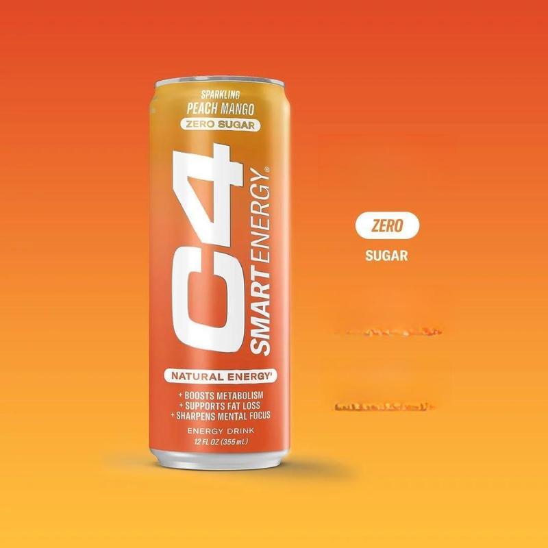 Cellucor C4 Smart Energy Drinks Variety Pack Sugar Free Performance Fuel & Nootropic Brain Booster 4 Flavor Tropical Oasis 12 Pack