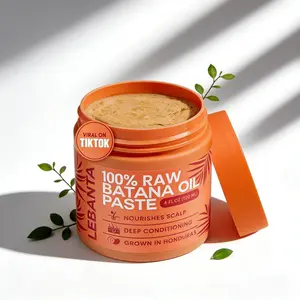 Lebanta 100% Raw Batana Oil Paste from Honduras Sulfate-Free Hair Growth Treatment for Healthy Growth & Prevents Split Ends 4 fl oz