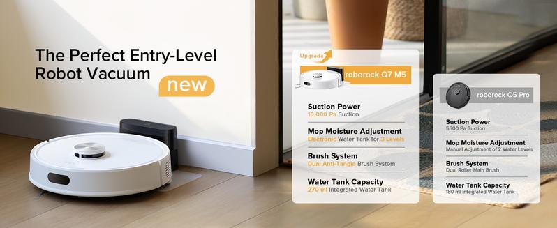 Roborock Q7 M5 Robot Vacuum and Mop Combo, LiDAR Navigation, Pet Hair, Automatic Vacuum Cleaner for Home Robot, Self-Charging Robotic Vacuum Cleaning, APP-Controlled Mopping  #Fallfreshness #TikTokShopRestock #Nova