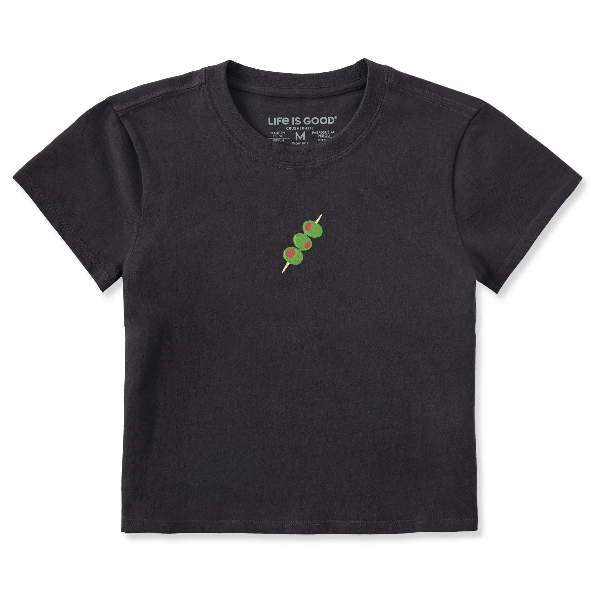 Women's Olive Stack Mini Crusher-LITE Shrunken Tee
