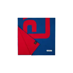 Acrylic Purple Brand Scarf