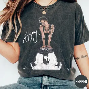 Harry Kiss All The Time Shirt, Disco Album Cover, Comfort Colors