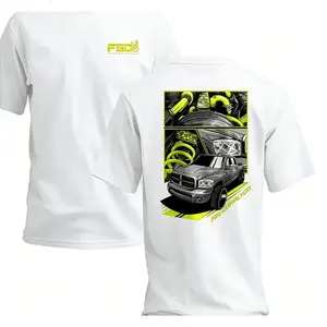 2026 Diesel Power graphic T-shirt, neon coil design, by FSD, off-road truck graphic tee, stylish automotive style, unisex, comfortable pure cotton fabric, perfect for everyday wear, apparel for truck enthusiasts, casual streetwear, a great gift for diesel