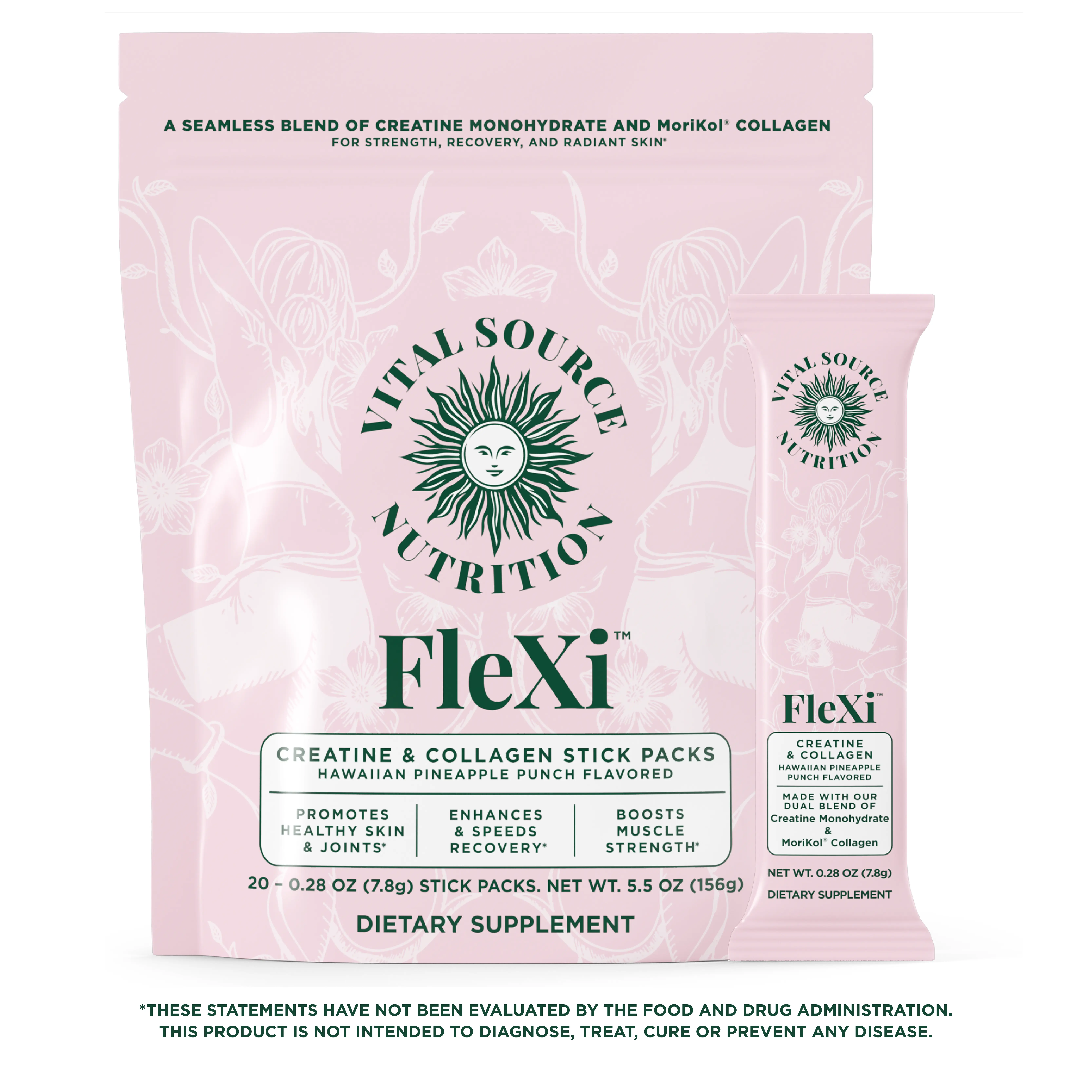 Creatine & Collagen Stick Packs - FleXi - Vital Source Nutrition