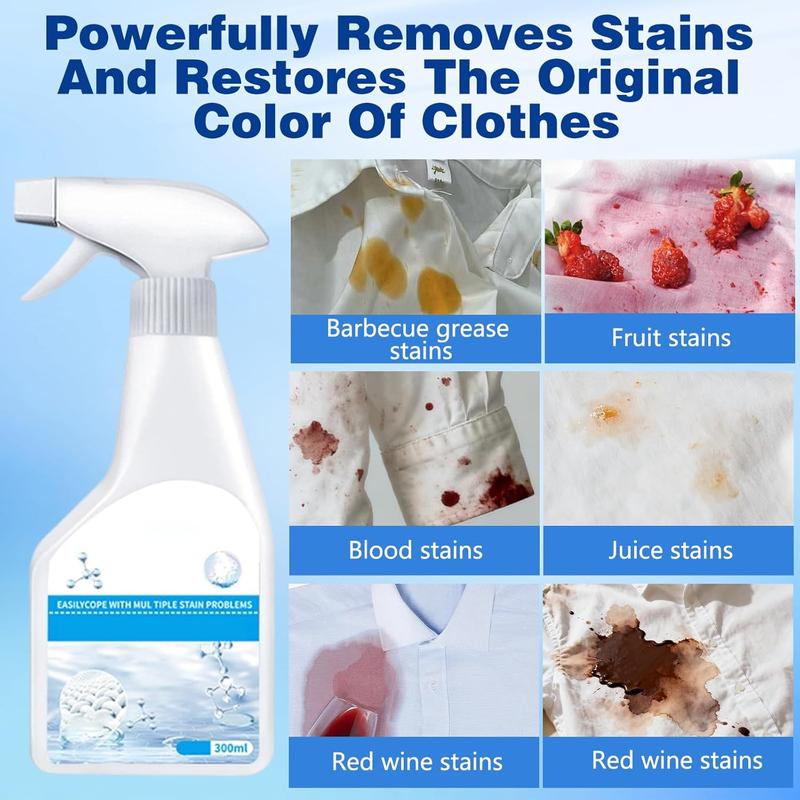 Stain Treater Spray, Dry -On-The-Go Spray, Cozy Home Stain er And Spot Remover​, No Water, No Waiting, Removal Grease, Ink & Wine For Clothes, Shoes, And Fabrics(10.5(Fl Oz))