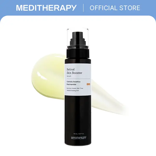 Glow-Tox Retinal Serum 150ml | Alternative Retinol-Retinal, Centella, Niacinamide | 3x larger bottle for Face & Body – Even Tone, Pores, Dark Spots – Gentle, Non-Irritating, Vegan | MEDITHERAPY official