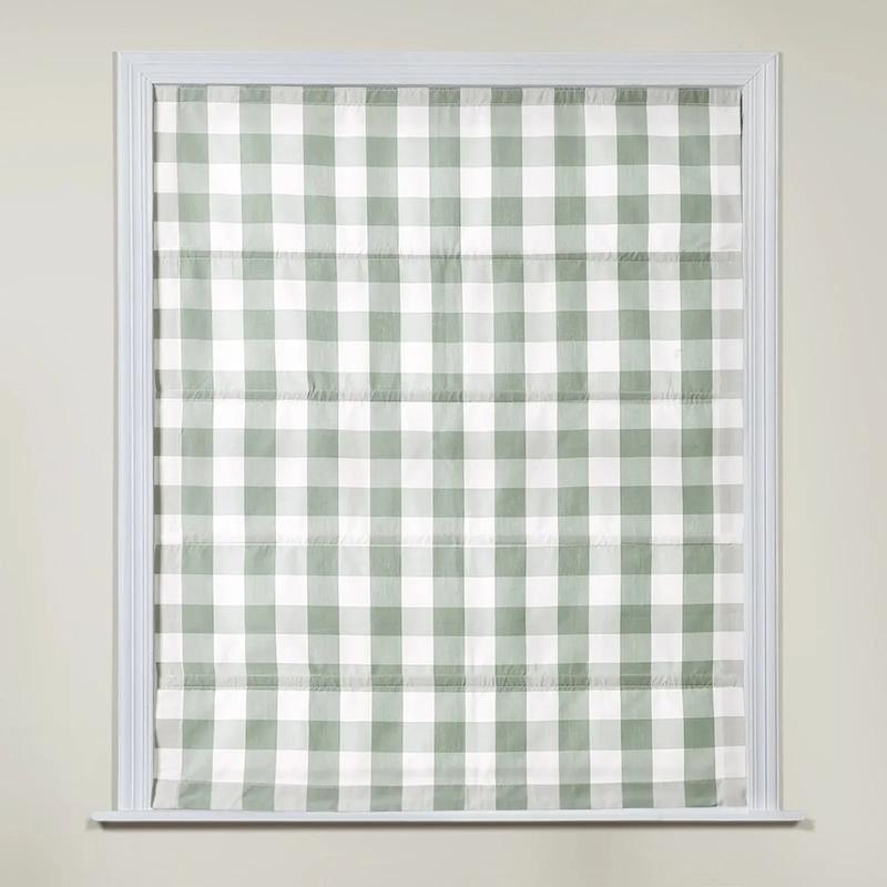 TWOPAGES Celia Roman Shade Fabric Booklet Striped Plaid 41 Color Options Eco-friendly Curtains for Livingroom Bedroom Kitchen 4 x 6 Inches