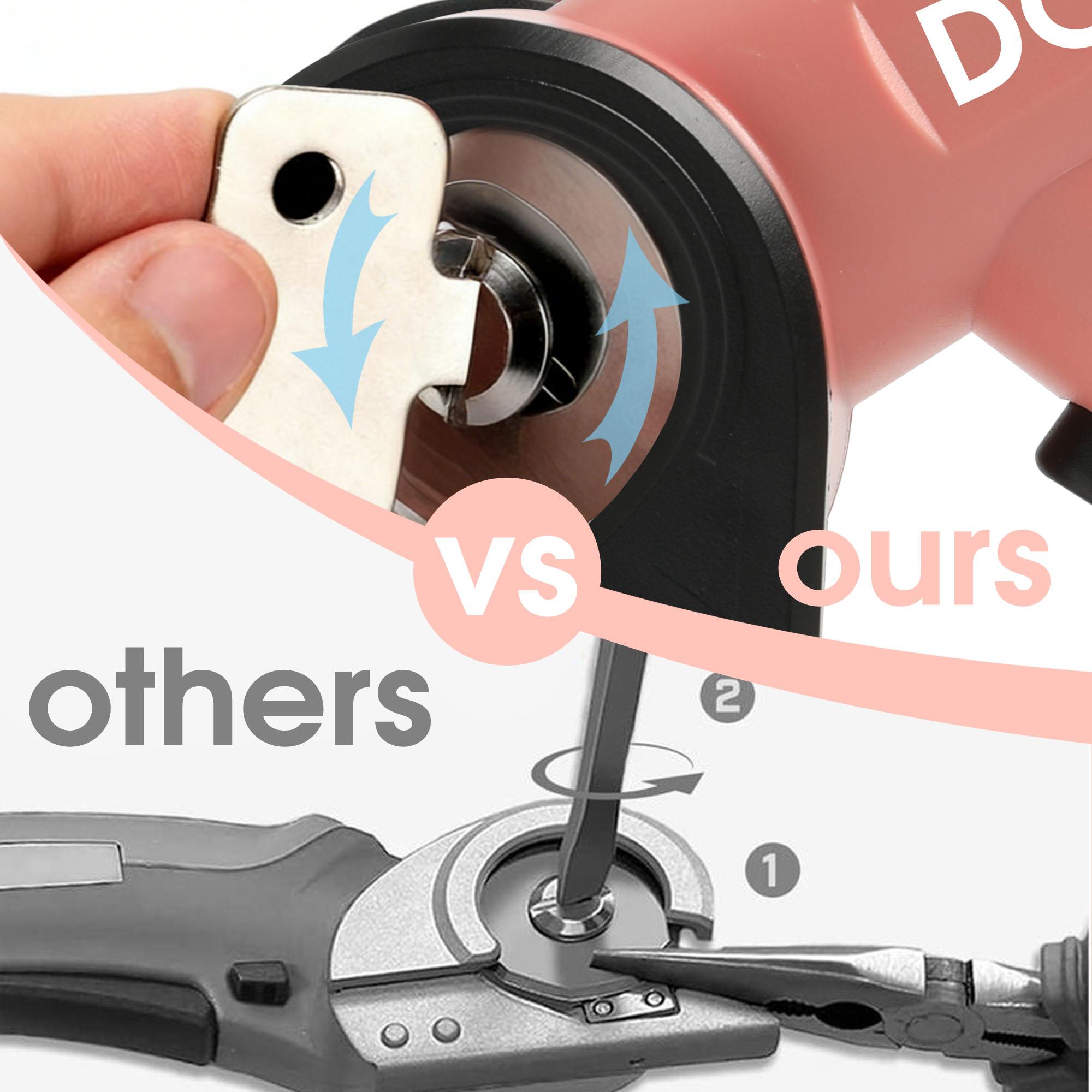 Cordless Electric Scissors , Rechargeable Cardboard Cutter with 2 Blades, Easy Swap Blade Change, for Thin Cardboard Carpet Leather Sewing Supplies Crafts Sewing Tools