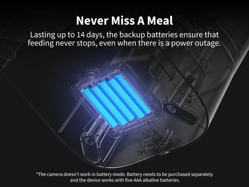 PETKIT YumShare Solo Smart Automatic Pet Feeder with Camera, White, 1080P HD Video, Night Vision, and 2-Way Audio, WiFi Cat Dog Dry Food Dispenser with Non-Stick Food Bowl and Smart App Control bowl/dish