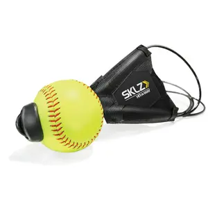 SKLZ Hit-A-Way Softball Batting Trainer for Improved Swing Mechanics and Hand-Eye Coordination - Adjustable Training Equipment for All Ages