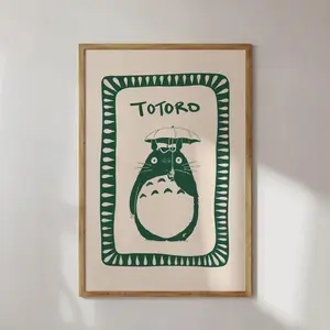 Studio Ghibli Wall Art Printable Digital Download, Full Movie List Totoro Spirited  Away D