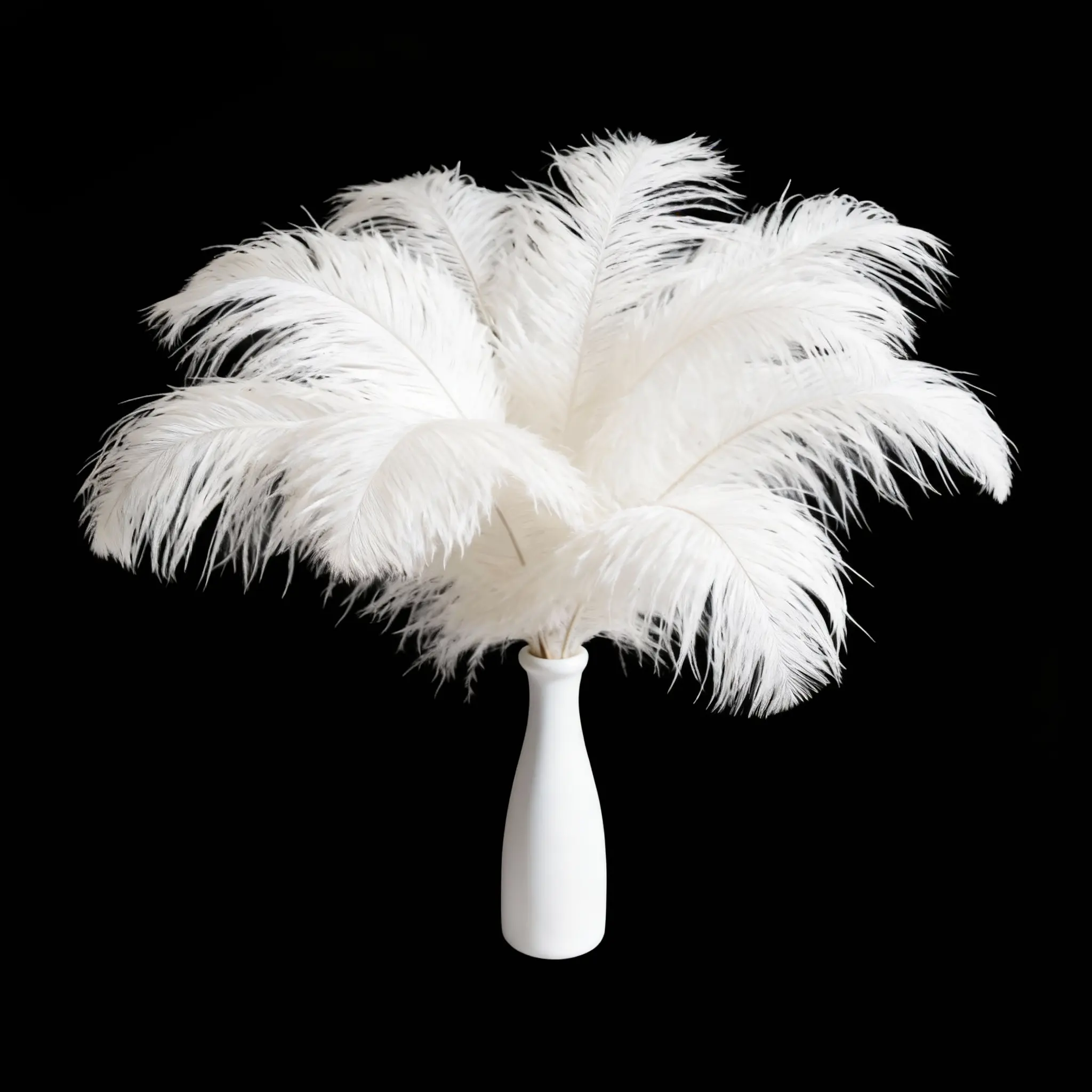 1-20pcs Multi-Size Craft Feathers 8-10/10-12/12-14 Inch Bulk Pack, Women's Holiday Gift & Party Favor, Ideal for Gatsby Decor, Home Floral Arrangements & DIY Clothes Decoration