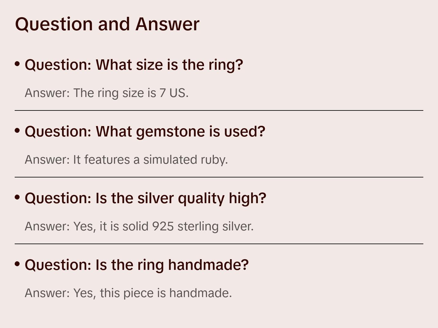 2Ct Oval Cut Ruby Statement Silver Ring, Size 7