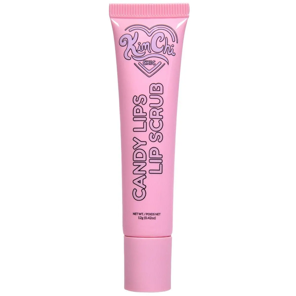 KimChi Chic Beauty Candy Lips Lip Scrub - Exfoliate for Soft Smooth Lips with Vitamin E & Jojoba Oil Treatment Gentle Gloss Mask Skincare Synthetic Wipe Glossy Comfort 12g - Exfoliator
