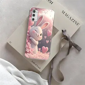 Cute Easter Bunny Case – Funny Rabbit Butt & Pink Heart Aesthetic Cover for Galaxy S20 5G (Model 975)