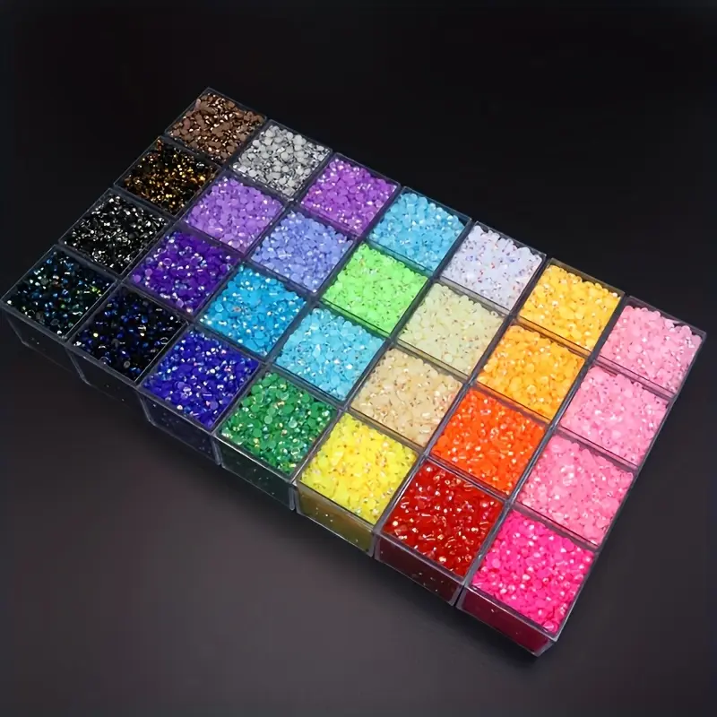 140g 3mm Flat Back Jelly Rhinestones Round Resin Nail Art Charms for DIY Nail Shoes Phone Case Decor（no box)