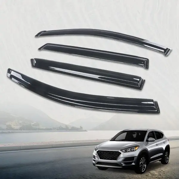 Fit For 2016-2021 Hyundai Tucson Window Visors Deflectors Sun Rain Guards