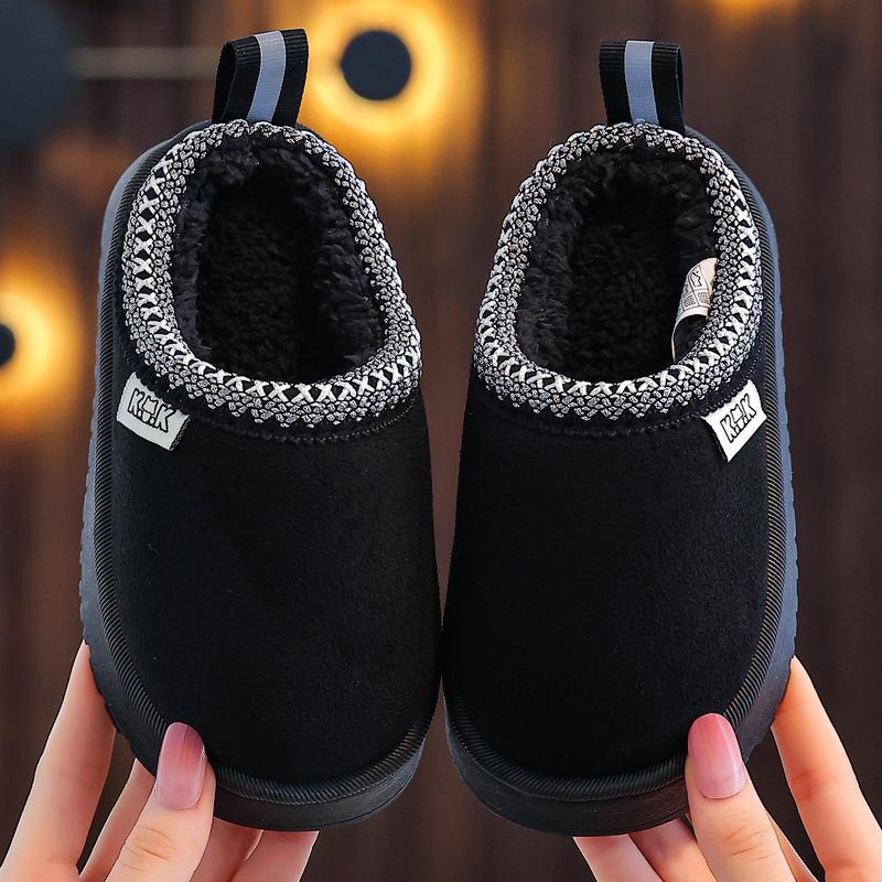 Simple and Casual Indoor Fashion Slippers for Kids, Boys and Girls, Students, Autumn and Winter Home Use