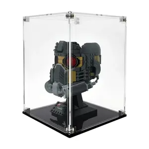 Clear Acrylic Display Case Compatible with LEGO® 76251 Marvel Star-Lord Helmet - Set Not Included