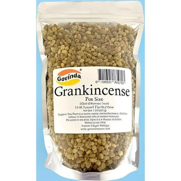 Premium Pure Natural Frankincense Resin Incense - 1 lb Pea-Size Tree Sap Gum, Hand-Harvested Sustainable Bulk Bag, for Aromatherapy Relaxation, Church-Like Home Scent Freshener