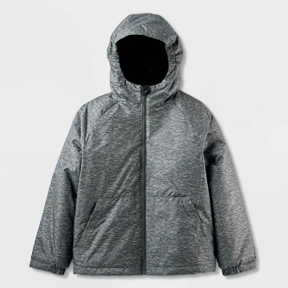 All In Motion Kids' 3-In-1 Zipper Front Jacket, Polyester, Adapt to Changing Weather Conditions, Machine Washable