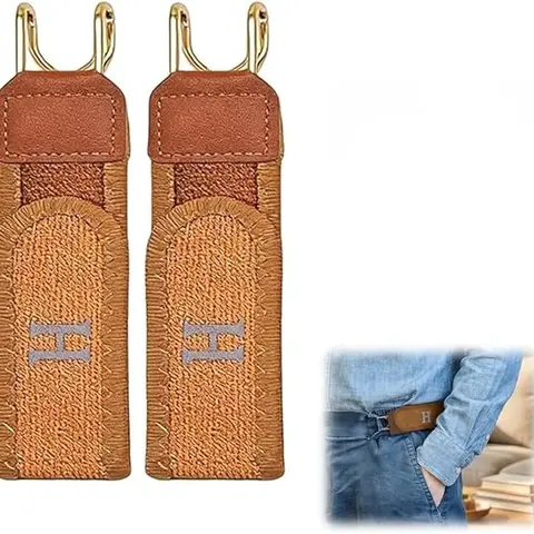 No Buckle Elastic Stretch Belt for Men & Women, Adjustable Buckleless Belt Hook, Invisible Unisex Belt for Jeans, Pants Waist Belt Quick Release Belt