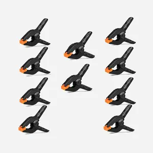 2.5 Inch Professional Plastic Small Spring Clamp, Heavy Duty Clamp, Quick Release Clamp, Plastic Clip For Backdrop Stand, Photography, Office Gardening DIY