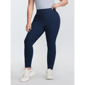 【Summer Turn-Up】【Butt Lifting】BlOOMCHIC Plus Size Supersoft Pull-On Wide Waistband Jeans BBL [M-6X] 2026 Summer Pick for Mother's Day