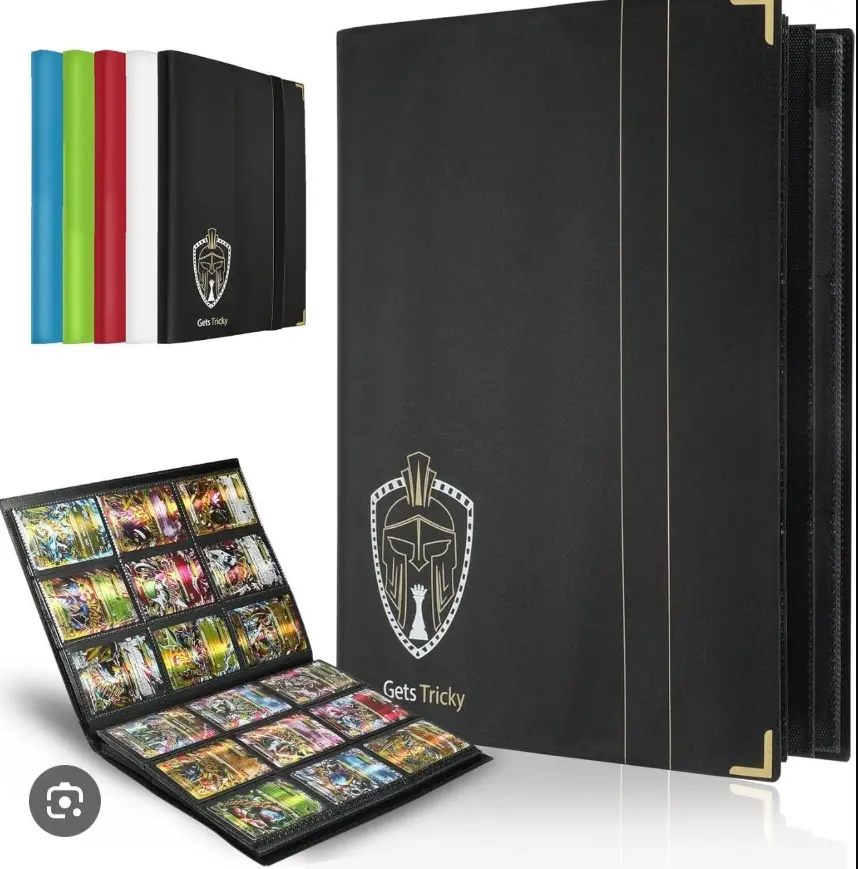 mtg card holder book Amazon.com: MTG Card Binder - TCG Trading Card Holder Compatible with Magic  The Gathering Cards main image 1