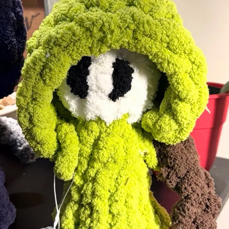 Grim Reaper Handknit Plushie