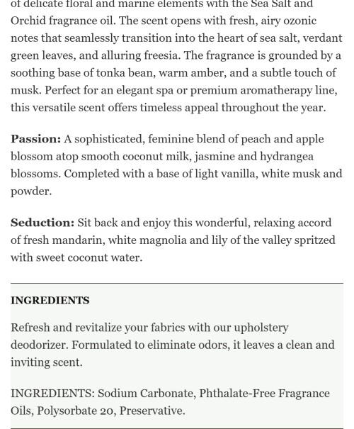 Scented Upholstery Deodorizer