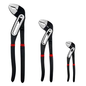 3PC Large Opening Water Pump Pliers Set Adjustable Grip Wrench for Plumbing DIY Projects Durable Reliable