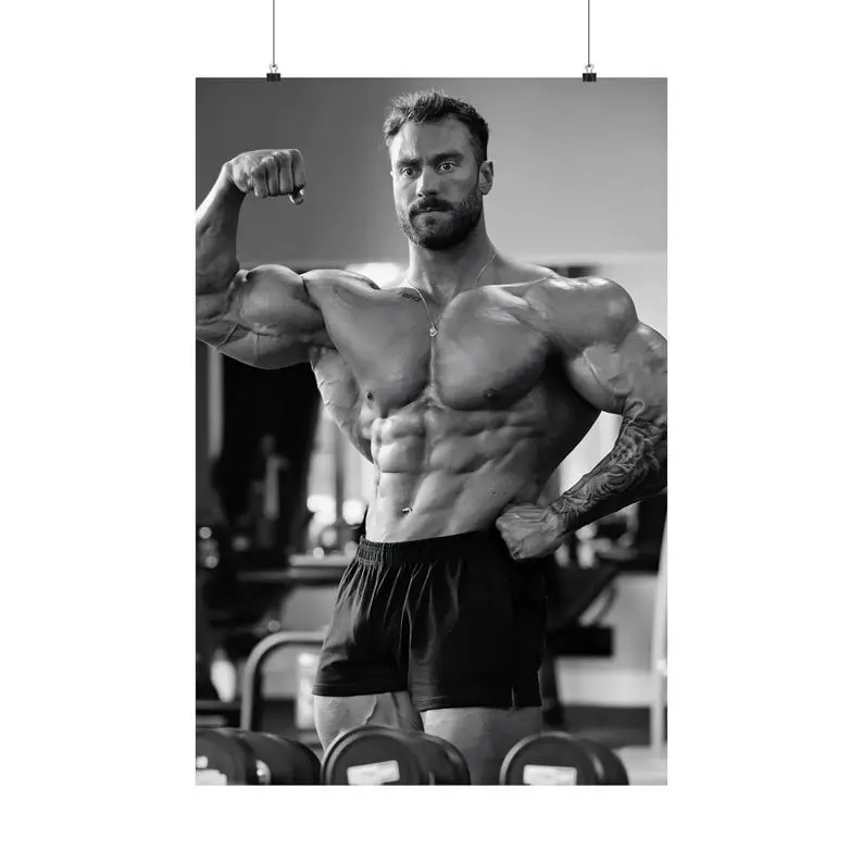[UNFRAMED POSTER] Chris Bumstead "Daddy CBUM" Thavage Mr. Olympi Champion CBUM Posing Premium Poster