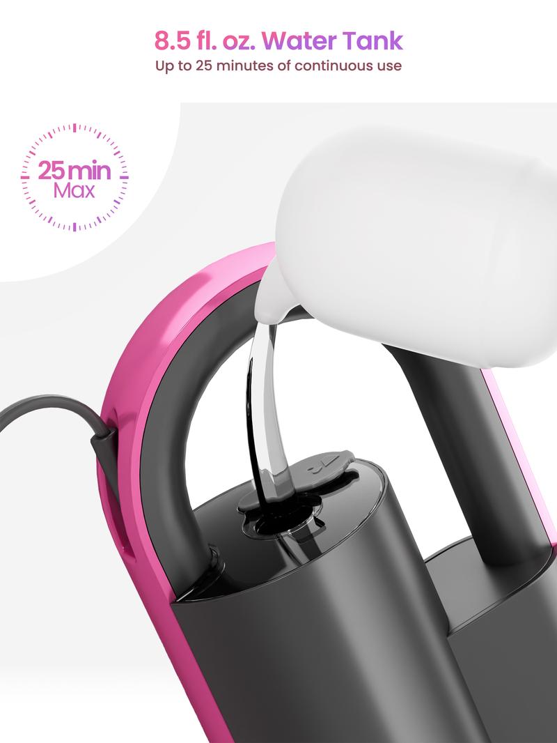 Schenley 18-in-1 Steam Mop Dual-Rod Design with Detachable Handheld Steamer for Walls, Grouts, Hard Floors, Tiles, includes Multi-purpose Accessories, Washable Microfiber Pads and Disposable Pads