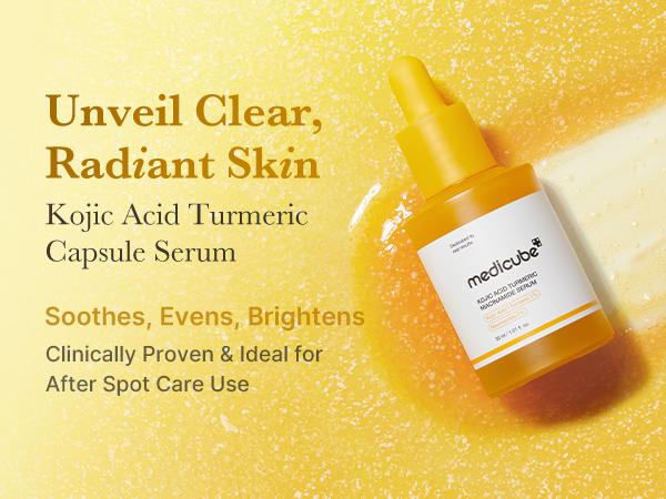 Kojic Acid Turmeric Power Duo for Face & body | Ideal for Troubled Skin & Use After Spot Care | Soothing & Calming with Kojic Acid, Turmeric, Niacinamide Kojic Acid Turmeric Power Duo for Face & body | Ideal for Troubled Skin & Use After Spot Care | Soothing & Calming with Kojic Acid, Turmeric, Niacinamide