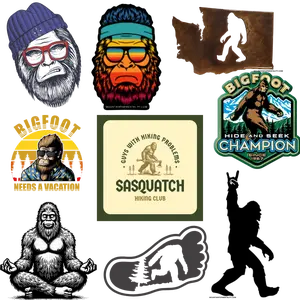 Sasquatch Stickers