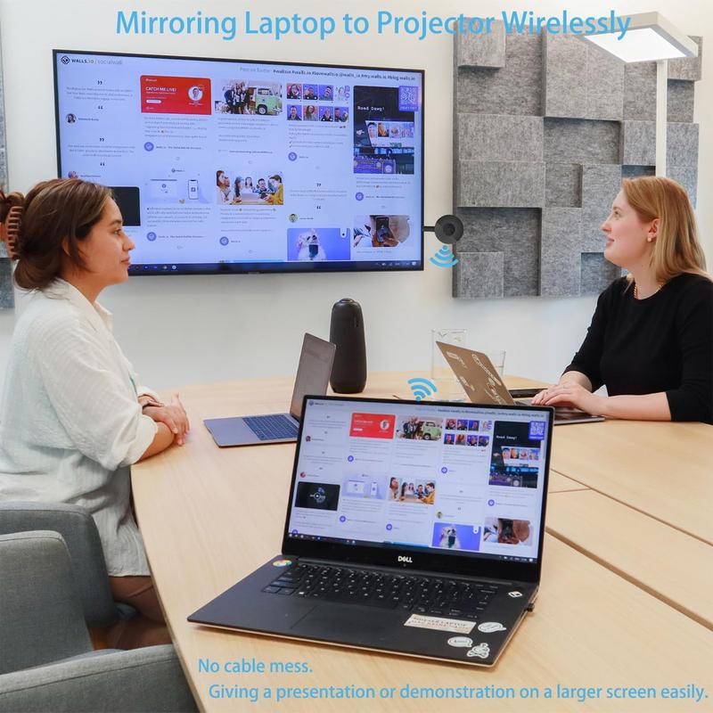 1080P Wireless Screen Mirroring Device - WiFi HD Screen Casting Adapter, HDMI Streaming Stick, Mobile Live Streaming Casting Tool