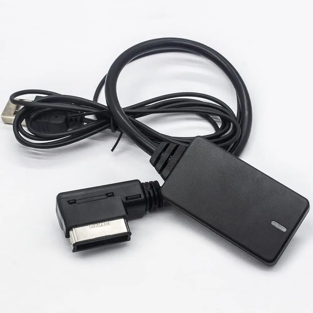 Bluetooth 5.0 Adapter Compatible with Audi A3 A4 A5 A6 A7 S3 S4 Q3 Q5 Q7 Volkswagen VW 2G 3G 3G+ AMI MMI Port Cable Music Play Connector Works with Apple iPhone iPod Android