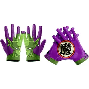 Anime P - Football Gloves for Youth and Adult - Ultra Grip Wide Receiver Gloves - Superior Support and Protection - Adult and Youth Sizes