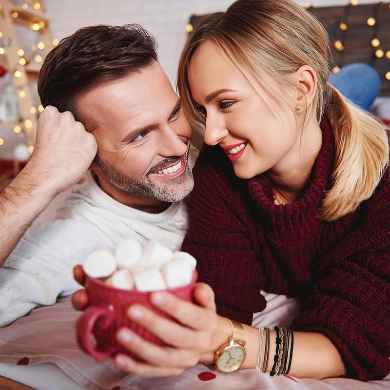 Boho Hair Ties Charms Bracelet, 20 PCS of 4 Styles Cute Bands for Thick or Thin Hair, Fashion Hair Scrunchies for Daily Wear, Cute Hair Ties,No Damage Elastic Bracelets