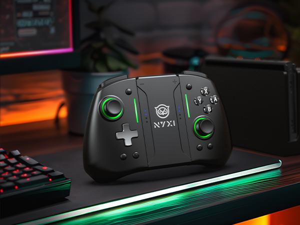 NYXI Hyperion Pro Wireless Switch Controller with Hall Effect Joystick & 6-Axis Gyro – Perfect Gift for Gamers Console Adjustable Grip Lights Memory Metal Gaming Items