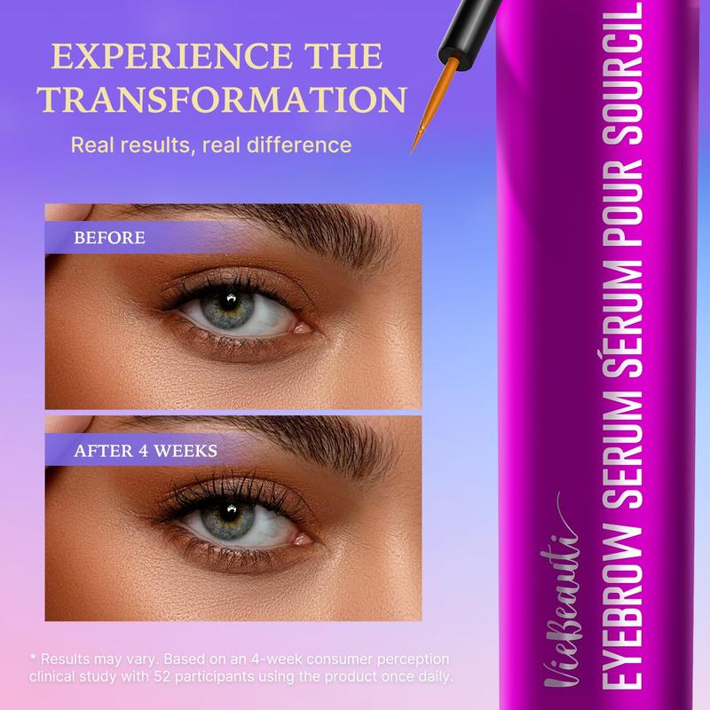 VieBeauti Lash Growth Serum – Advanced Formula for Longer, Fuller, Thicker Lashes – Vegan, Cruelty-Free, for Sensitive Eyes, 3mL (3-Month Supply)