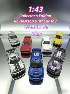 2026 New 1:43 Drift RC Car – Officially Licensed Subaru Body, Realistic Rally Design, AWD, Interchangeable Tires, USB Charging, Adjustable 7-Color LED Lights – Perfect Birthday Gift for Kids & Boyfriends, Ideal Desktop Drift Toy