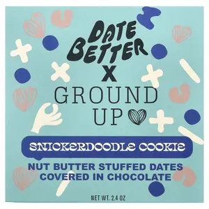 Date Better Snacks Ground Up, Dates, Snickerdoodle Cookie, 2.4 oz