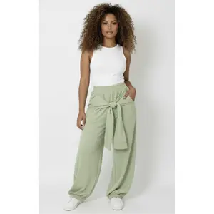 Mila Tie Wrap Pants - Green